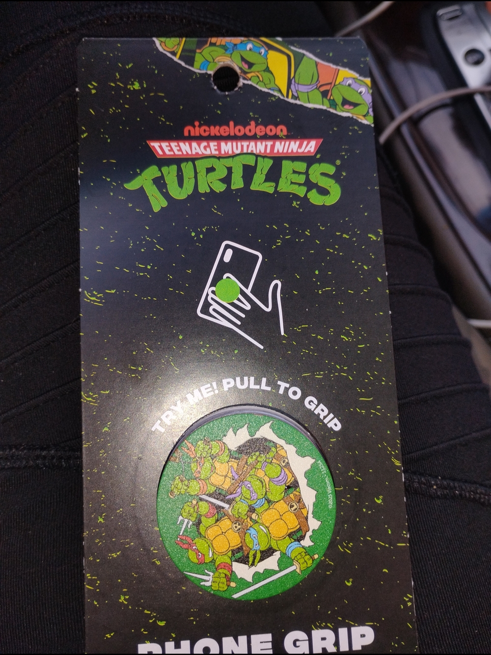Nickelodeon Teenage Mutant Ninja Turtles Green Phone Grip